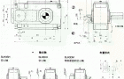 SLH3.H型平行轴大功率齿轮箱外形及安装尺寸（规格5...12）