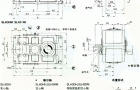 SLH3.H、SLH3.M型平行轴大功率齿轮箱外形及安装尺寸（规格13...22）