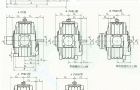 P3、PMK3、PMD3、PHK3、PHD3型减速机外形及安装尺寸