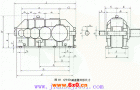 QY4D型起重机用硬齿面减速机外形及安装尺寸