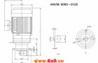 ADC系列摆线减速机尺寸图表ANVM-9085～9125TB