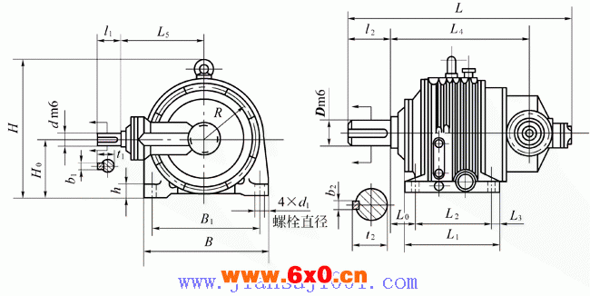 NGW-S型行星齿轮减速机（JB3723-84）