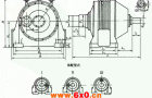 ZKL1、ZKL2、ZKL3、ZKL3A、ZKL4、ZKL5、ZKL6、ZKL7型行星齿轮减速机外形及安装尺寸JB/T9043.1-1999