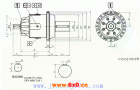 P20…N…-010/VVN实心轴，法兰安装外形尺寸