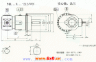 P4K…N…-212/VVN实心轴，法兰安装外形尺寸