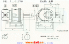 P4K…F…-212/VVN实心轴，地脚安装外形尺寸