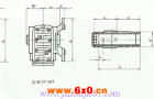 JTKAF37-JTKAF157空心轴法兰安装式斜齿轮-锥齿轮减速电机外形安装尺寸