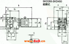 SKD265-SKD450底脚式安装斜齿轮—蜗旋伞齿轮减速电机外形及安装尺寸