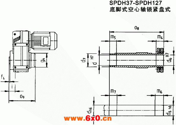 SP系列平行轴斜齿轮减速电机（图）