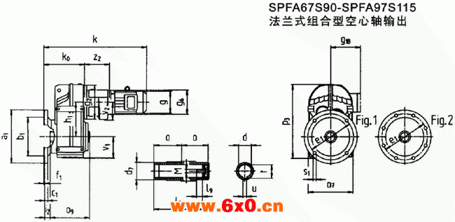 SP系列平行轴斜齿轮减速电机（图）