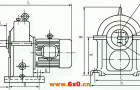 YTC501、YTC502、YTC561、YTC562、YTC671、YTC672、YTC751、YTC752、YTC902、YTC903齿轮减速三相异步电动机外形及安装尺寸
