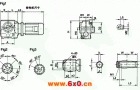 MNA37、MNA47、MNA57、MNA67、MNA77、MNA87、MNA97、系列圆柱蜗杆减速机的安装尺寸