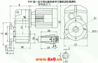 PAF37、PAF47、PAF67、PAF77、PAF87、PAF97、PAF107、PAF127、法兰空心轴安装平行轴斜齿轮减速机安装尺寸