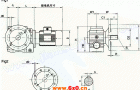 WS系列圆柱蜗杆减速电机安装尺寸（WSF37-WSF97）
