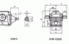 SC系列斜齿蜗轮减速机外形尺寸