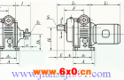 UD…B3(和B3S)-C-…型基本型与齿轮组合地脚式外形及安装尺寸
