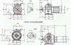 HZXD环锥行星无级变速机的的外形及装配尺寸