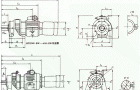 HZXD□-BW环锥行星无级变速机的外形及装配尺寸