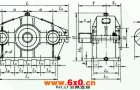 BJCD125、BJCD145、BJCD175、BJCD215、BJCD255、BJCD300、BJCD350、BJCD400、BJCD450型三环减速机外形及安装尺寸