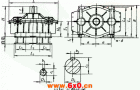 YPBJ215、YPBJ255、YPBJ300、YPBJ350、YPBJ400、YPBJ450、YPBJ500、YPBJ550、YPBJ600型三环减速机外形及安装尺寸