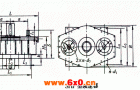 SHP125、SHP145、SHP175、SHP215、SHP255、SHP300、SHP350、SHP400、SHP450型三环减速机型式与主要尺寸YB/T79-1995