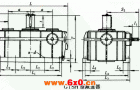 GTSH300、GTSH350、GTSH400、GTSH450型三环减速机型式与主要尺寸YB/T79-1995