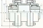 DY-PSB型双面啮合间距联轴机外形及安装尺寸