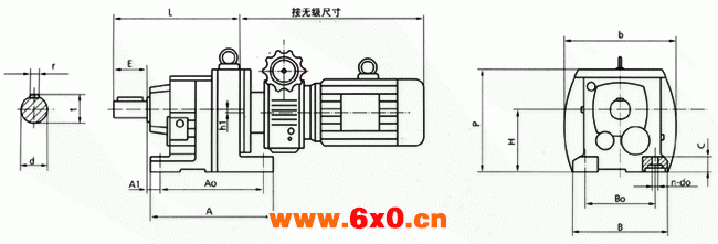 MB-RC系列组合型变速器