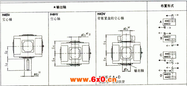 平行轴齿轮箱四级传动立式安装（H4.V）