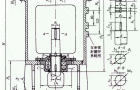 XD1、XD2、XD3、XD4、XD5、XD6、XD7、型单支点机架外形尺寸