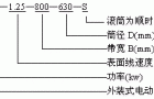 YZWI YZWII型外装电动滚筒型号说明