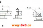 WJ63、WJ80、WJ100、WJ125、WJ160、WJ200型蜗轮丝杠升降机丝杠头部联接形式