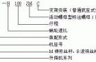 JW丝杠升降机型号表示方法