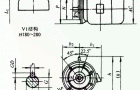 Y系列（IP44)B5、V1、V3三相异步电动机外形及安装尺寸