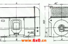 YTM、YHP、YMPS系列电站磨煤机专用三相异步电动机外形及安装尺寸（6KV）