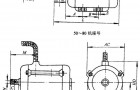 YSF系列轴流风机专用三相异步电动机外形及安装尺寸