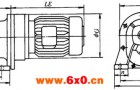 YLJU系列力矩齿轮减速三相异步电动机外形安装尺寸