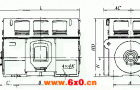 YD、YDKK、YDKS风机、水泵用三相异步电动机外形及安装尺寸（6kV）