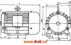 YEJT系列电磁制动三相异步电动机外形尺寸（H80～200mm）