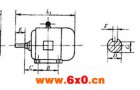 YKZ、FXZ型自制动异步电动机外形尺寸（H80～H160）