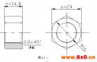 生成六角螺母的三维实体库