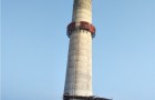 烟囱顶口加固拆除加高案例