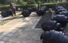 计量用1000kg圆滚形铸铁砝码
