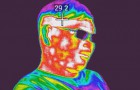 一分钟用红外热成像图解中医里的“上热下寒”