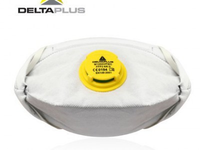 DELTA/代尔塔104104可折叠活性炭无纺布口罩 适用于长时间处于高湿热环境佩戴 例如石化 油气 铸造等