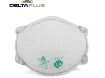 DELTA/代尔塔104017经济型无纺布防护口罩 呼吸空间大 有效防各种粉尘颗粒物