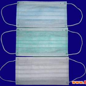 一次性口罩三层加厚过滤纸防风防尘美容10只透明袋精品装 防身用具
