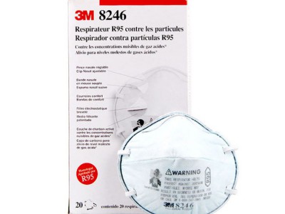 3M 8246 R95酸性气体异味及防颗粒物口罩 防毒口罩