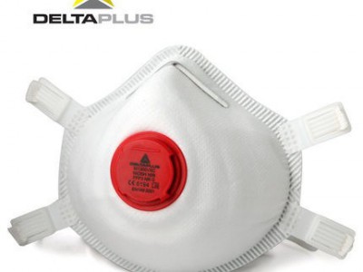 DELTA/代尔塔104019免保养口罩 防护口罩 配有呼气阀 用于高毒粉尘 放射性颗粒物 焊接作业等