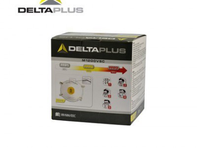 DELTA/代尔塔104016舒适型无纺布防护口罩 配有呼气阀 呼吸更畅快 有大小尺寸可供选择
